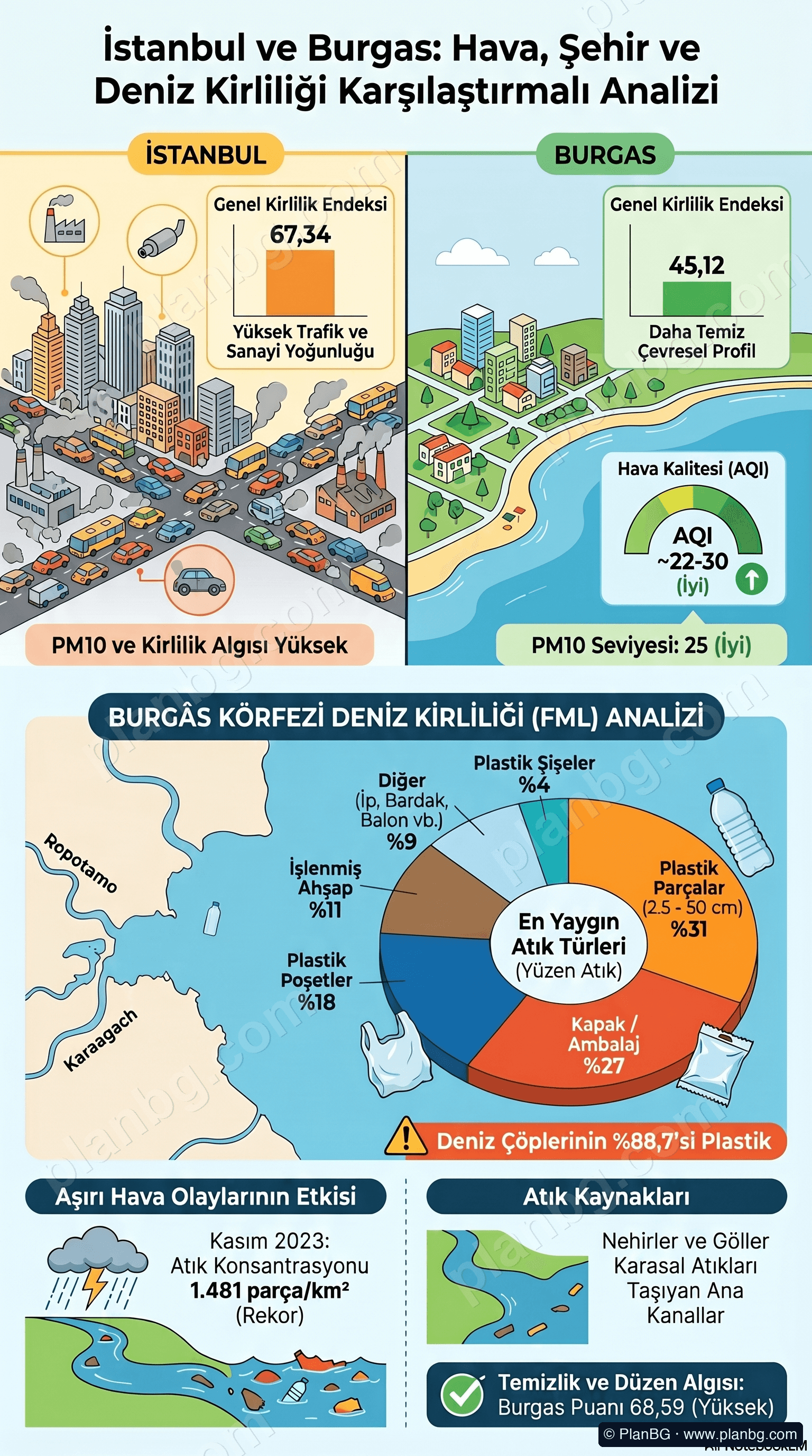 Hava & Deniz Kirliliği Analizi